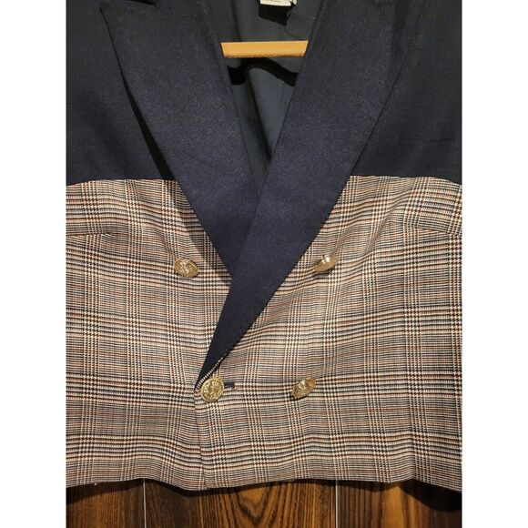 NWT Jason Wu Crop Jacket Navy Houndstooth XS Orig $320 One of a Kind - Picture 2 of 5